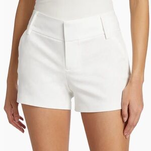 Alice+Olivia cady tailored white shorts size 4